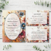 収穫花びらと空絵を描空 招待状 (この独立クリエイターのコレクションをカスタマイズ。)