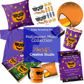 カスタム文字おもしろい不気味パンプキンウィンドウ ウィンドウサイン