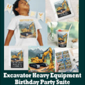 キュート掘削機建築設備掘削機 招待状