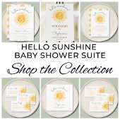 Sun Baby Shower Return Address ラベル