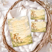 Highland Cow Baby Shower 招待状