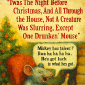 サンもしタクロースザベアおもしろいクリスマスプレゼントティーズ シーズンポストカード