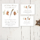 A Little Hunter is on the way Baby Shower 招待状