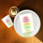 アイスクリーム3回目の誕生日 スタンダードカクテルナプキン