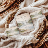 Into The Mountains Bridal Shower 招待状