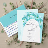 アイリス芸術的ブルーウォーターカラーアートエンクロージャカード エンクロージャーカード (この独立クリエイターのコレクションをカスタマイズ。テスト)