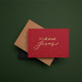 Christmas Card: It's all about Jesus #2 ノートカード