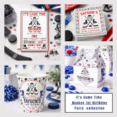 ゲームタイムホッケーの最初の誕生日パーティー ラウンドシール