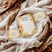 Italian Aperitivo Citrus Ciao Miss Bridal Shower サンキューカード