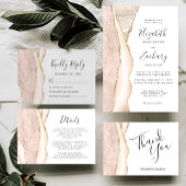 の写真結婚アイボリー金ゴールド瑪瑙 スパークリングワインラベル