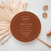 Terracottaミニマルスクリプトフォトウェディングプランナー プランナー手帳