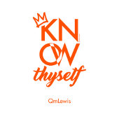 KNOW THYSELF: Minimalist Executive Flask in Orange ウォーターボトル