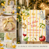 La Dolce Vita Italian Bridal Shower  サンキューカード