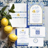 Italian Tiles La Dolce Vita Wedding 招待状
