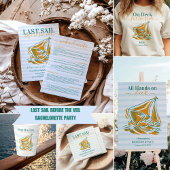 ヴェールの前の最後の航海  花嫁のお別れパーティー 缶クーラー