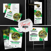 芝生気に草刈りマルチヤード造園 名刺