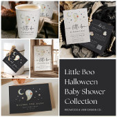 Editable Halloween Baby Shower Enclosure Card エンクロージャーカード