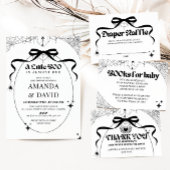 Little Booゴシッミニマルクハロウィーン赤ちゃんシャワー ラウンドシール