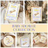 Little Cannoli Yellow Blue Italian Baby Shower フェイバーバッグ