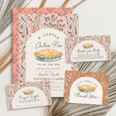 リトルかわいこちゃんパイピンクフローラ赤ちゃんシャワー スタンダードカクテルナプキン