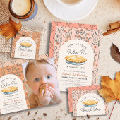 リトルかわいこちゃんパイオレンジフローラガールベビーシャワー テーブルナンバー