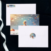 Little Duck Christmas Holiday Card シーズンカード