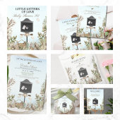 Little Letters Of Love Baby Shower Invitation 招待状