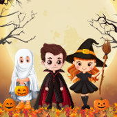 Spooktacular Halloween Children's Party 招待状