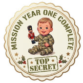 1歳の誕生日おめでとう リトルソルジャー 招待状