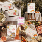 Aperol Spritz Bridal Shower Welcome ポスター