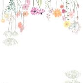 Love in Bloom | Romantic Wildflower Recipe Request エンクロージャーカード