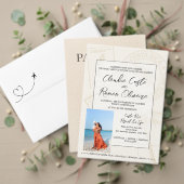 イエローコスタリカパスポート結婚式招待状 招待状 (この独立クリエイターのコレクションをカスタマイズ。テスト)