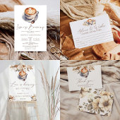 愛はコーヒーを醸造するアドバイスと願い エンクロージャーカード