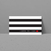 赤モダン唇ミニマル美しい名刺 名刺