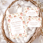 Magical Fairy Garden Baby Shower Diapper Raffle エンクロージャーカード