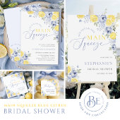 メインの相棒が見つかった レモン ブライダルシャワーのお礼カード サンキューカード