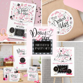 ドールアップ誕生日招待状 招待状