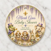 ニューオーリンズスタイルのマルディグラベビーシャワー招待状 | New Orleans Ba 招待状