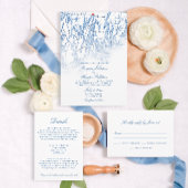 Marianmade Farm Wedding Wiscasset Maine Map 招待状