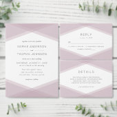 レイヤ構造のジオメトリ濃い紫の詳細 エンクロージャーカード (この独立クリエイターのコレクションをカスタマイズ。)