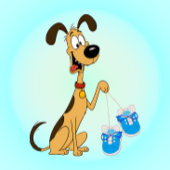 Rico the Dog ベビーボーイシャワー ギフトタグ