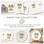 メレカリキマカハワイアントロピカルクリスマス ラウンドシール