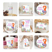 マーメイド1st誕生日パーティーオンダーザシー ラウンドシール