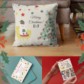 家族6写真コラージュのツリーモダンメリークリスマス ポスター