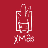 クリスマスパーティー セラミックオーナメント