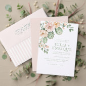 砂漠バラとサボテン結婚ズ 招待状 (この独立クリエイターのコレクションをカスタマイズ。テスト)