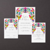 メキシ鮮やかコ・オトミバード・フローラ・フェスタ結婚ズ ペーパープレート (この独立クリエイターのコレクションをカスタマイズ。)