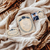 Photo Military Air Force Graduation Theme 案内状