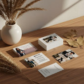 ミニマル &プロフェッショナルビジネスマーケティング&セールス 三つ折りカード