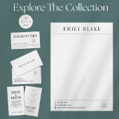 Minimal Classic Business Flat Loyalty Card ロイヤリティカード